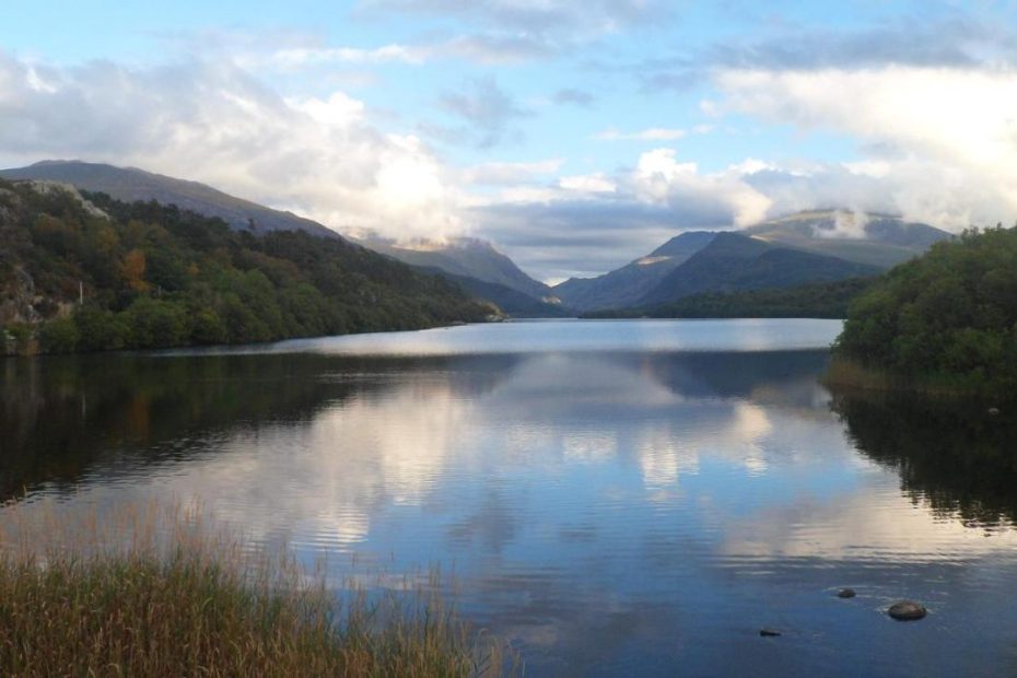 view of Padarn Lake